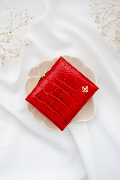 Malá červená peňaženka Milano Design
