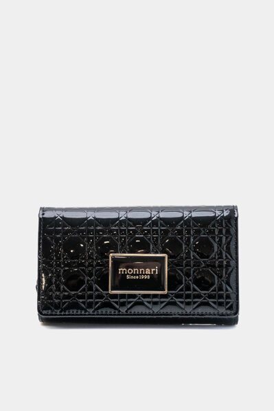 Luxusná čierna peňaženka Monnari
