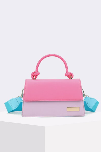 Ružová crossbody kabelka