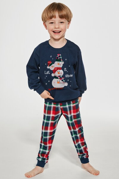 Chlapčenské vianočné pyžamo Snowman