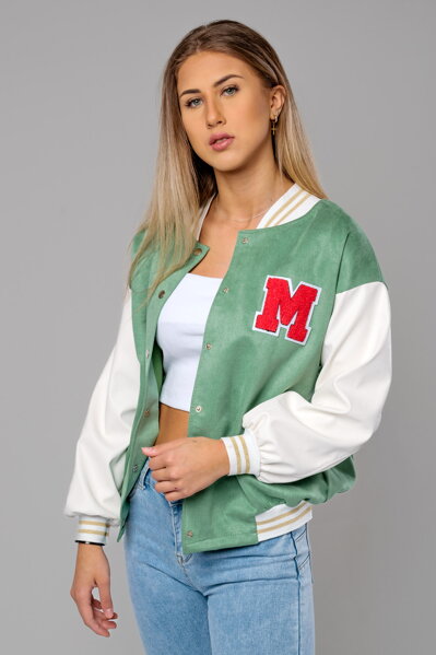 Zelená bomber bunda Noella