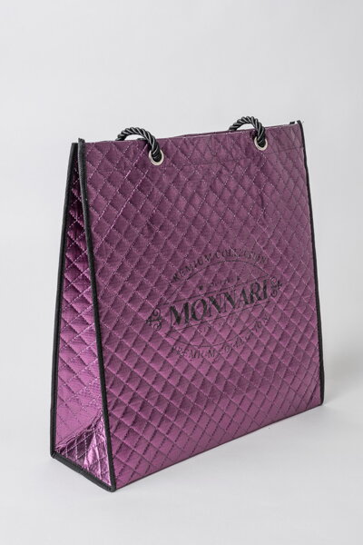 Fialová nákupná taška Monnari