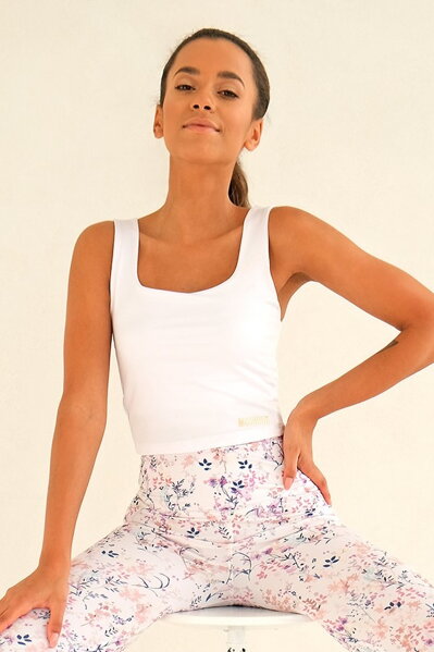 Biely top Simple