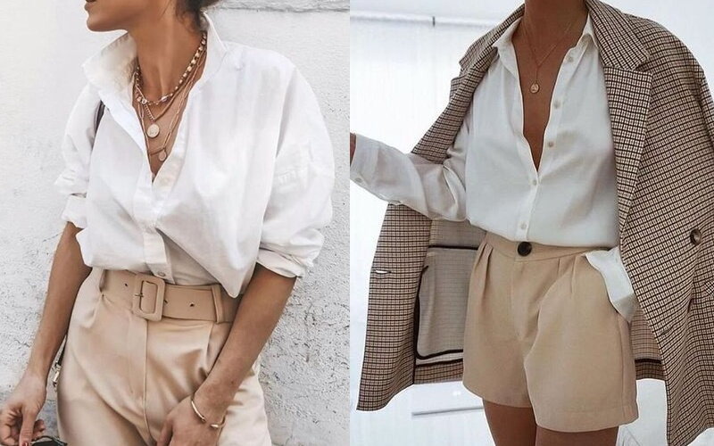 Biela dámska košeľa – ako vytvoriť dokonalý styling
