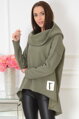 Oversize mikina Minos khaki