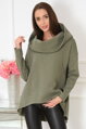 Oversize mikina Minos khaki