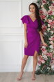 Purpurové šaty Lillian