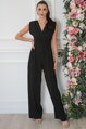 Čierny elegantný overál Ginny