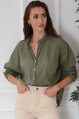 Khaki košeľa Evans 