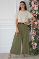 Béžový crop top Mayki