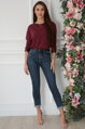 Tmavomodré mom jeans Oliver