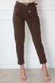 Hnedé mom fit rifle Fiorre 