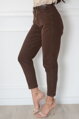 Hnedé mom fit rifle Fiorre 