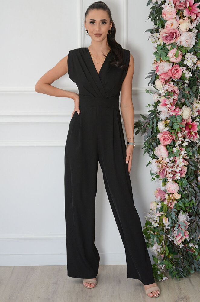 Čierny elegantný overál Ginny