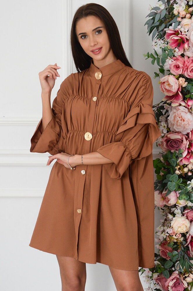 Dámske šaty Ohana camel Dámske šaty Ohana camel