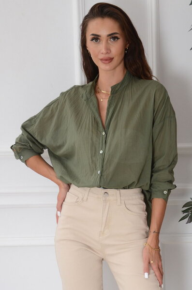 Khaki košeľa Evans 
