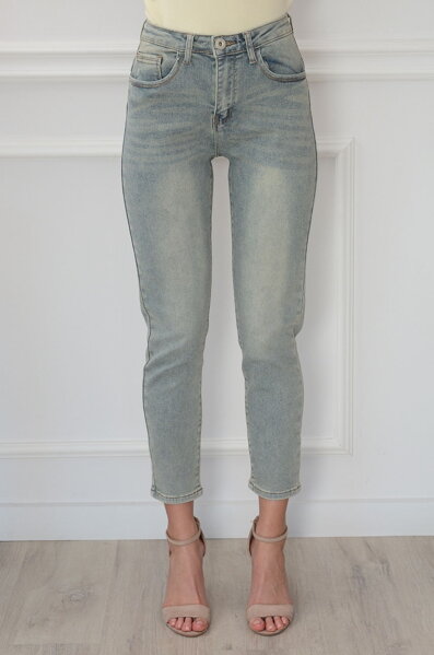 Dámske rifle Mom fit retro denim Mizaki 